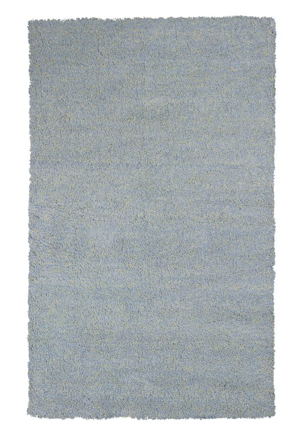 KAS Bliss 1582 Blue Heather Shag Area Rug For Discount