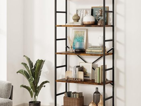 Shintenchi Bookshelf, 5 Tier Bookshelf Supply