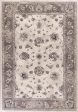 KAS Home Vintage 1305 Grey Slate Mahal Area Rug by Bob Mackie Hot on Sale