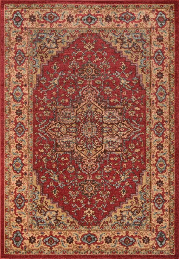 Momeni Ghazni GZ-04 Red Area Rug on Sale