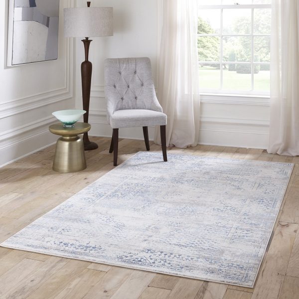 Momeni Juliet JU-02 Blue Area Rug For Cheap