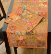 LR Resources TABLE LINENS 18012 Orange Hot on Sale