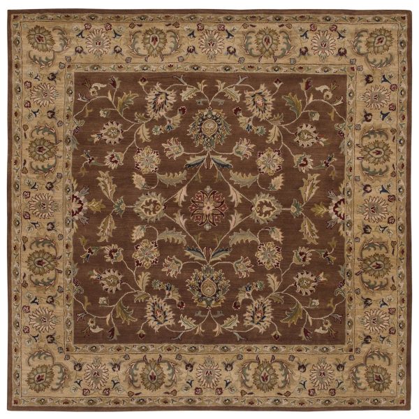 LR Resources Shapes 5R104 Brown Gold Area Rug For Discount