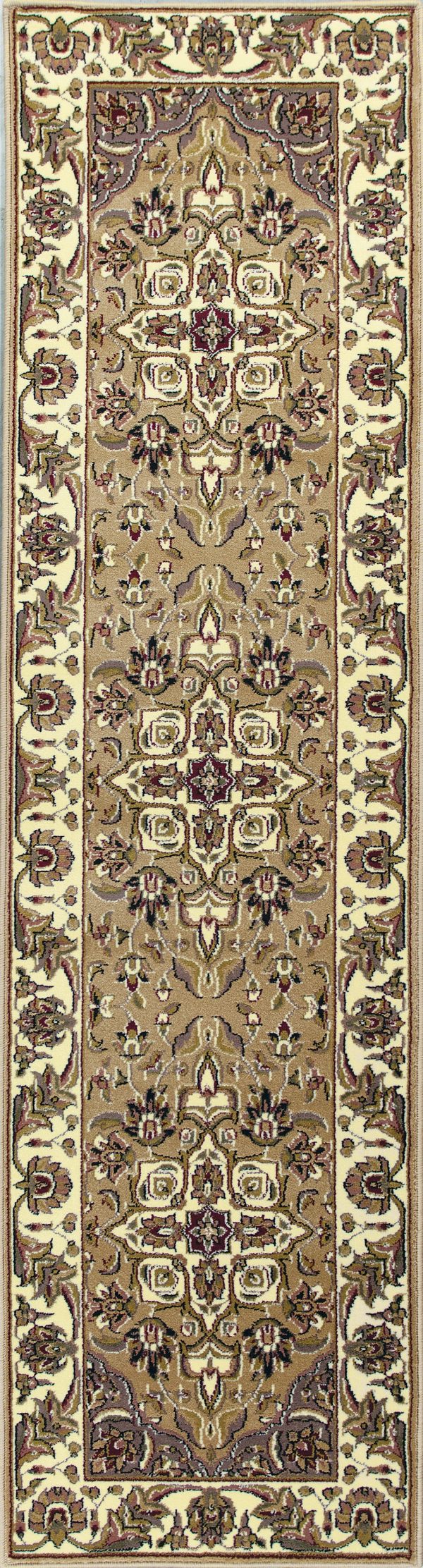 KAS Cambridge 7328 Beige Ivory Kashan Medallion Area Rug Sale