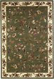 KAS Cambridge 7332 Sage Ivory Floral Vine Area Rug For Sale