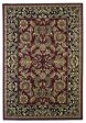 KAS Cambridge 7301 Red Black Kashan Area Rug Online Sale