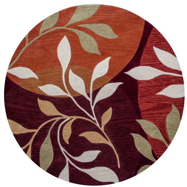 KAS Bali 2873 Rust Mosaic Area Rug Cheap