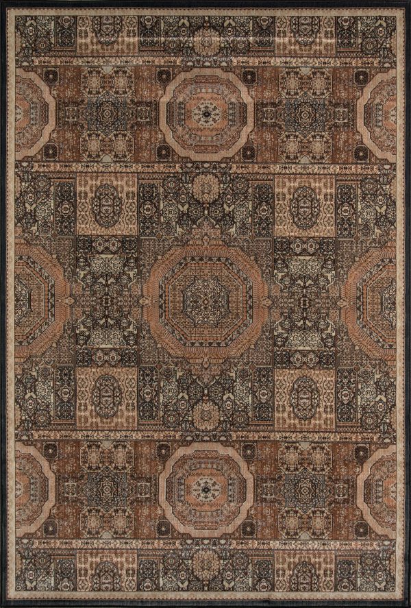 Momeni Encore EC-02 Black Area Rug Cheap