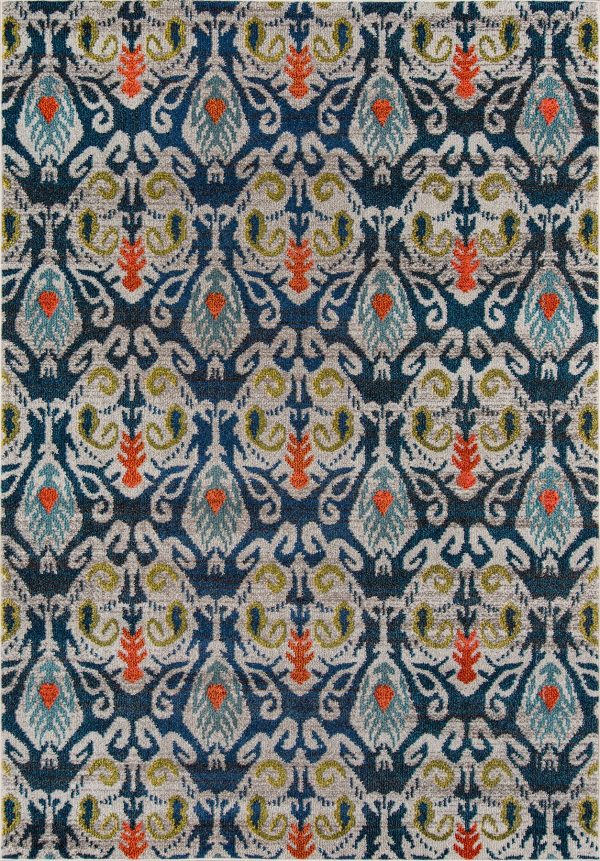 Momeni Casa CAS-2 Navy Area Rug Online now