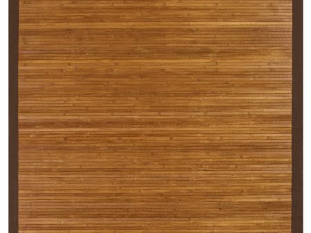 JazzyFloors Bamboo 0031 Contemporary Chocolate Area Rug For Discount