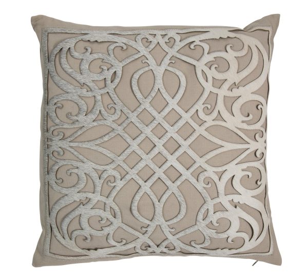 Auskin Luxury Skins Cushion Cow Dame Pewter Sale