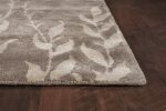 KAS Home 1006 Beige Tranquility Area Rug by Bob Mackie Hot on Sale