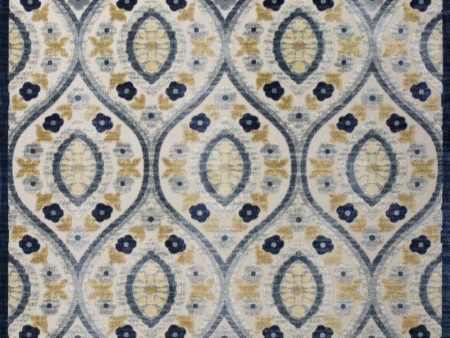 KAS Anna 8723 Ivory Blue Serafina Area Rug Online now