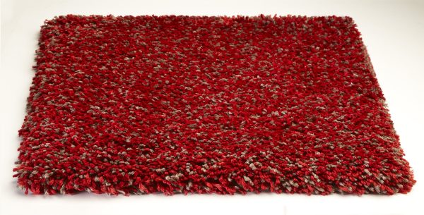 KAS Bliss 1584 Red Heather Shag Area Rug For Discount