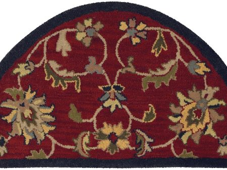 LR Resources Shapes 10582 Red Navy Area Rug Online now