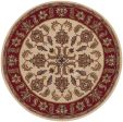 LR Resources Shapes 10561 Ivory Red Area Rug Supply