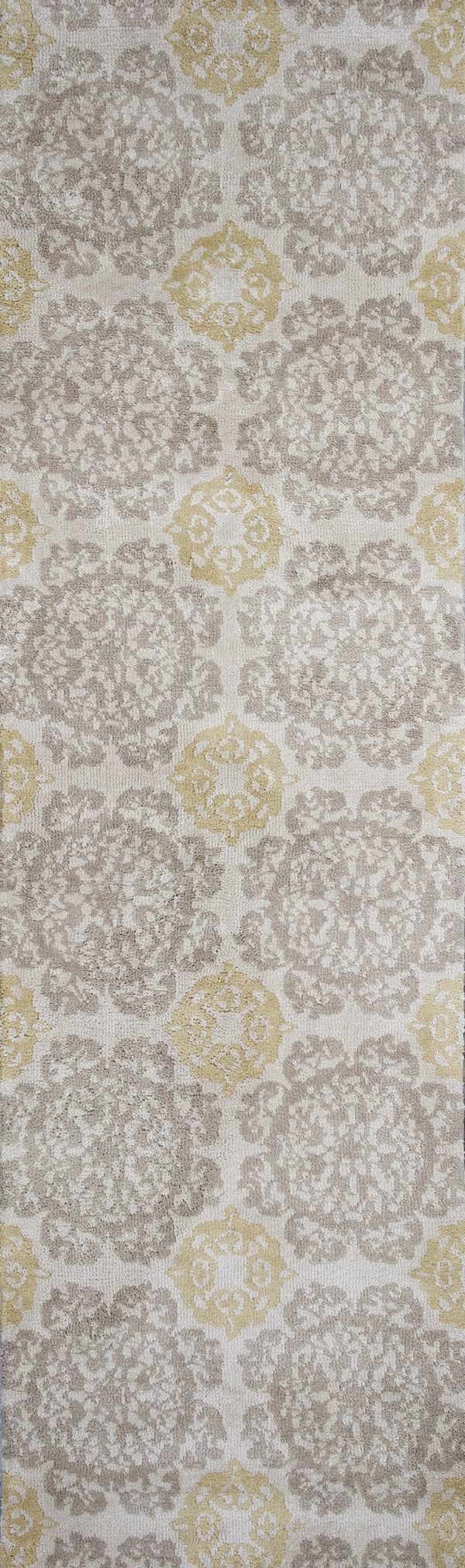 KAS Allure 4056 Silver Gold Suzani Area Rug Cheap