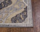 KAS Anna 8724 Sand Grey Medallia Area Rug Fashion