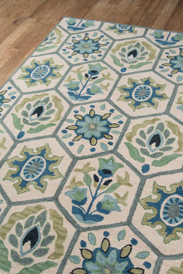 Momeni Havana HV-08 Blue Area Rug Hot on Sale