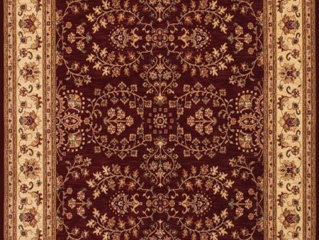 Couristan Anatolia Antique Herati Red Cream Area Rug Online