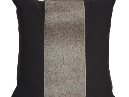 Auskin Luxury Skins Cushion Cow 30x50cm Midnight Pewter Online Sale