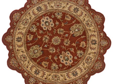 LR Resources Shapes 50921 Rust Gold Area Rug Online now