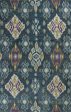 KAS Anise 2412 Blue Allover Ikat Area Rug on Sale