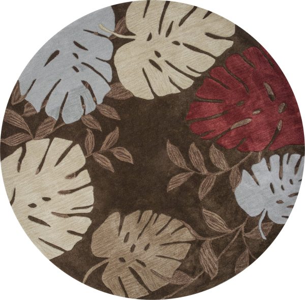 KAS Bali 2828 Mocha Fauna Area Rug on Sale