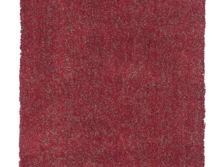 KAS Bliss 1584 Red Heather Shag Area Rug For Discount