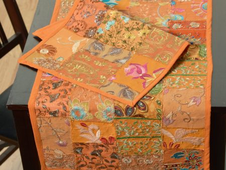 LR Resources TABLE LINENS 18011 Orange Online Sale