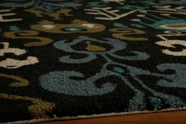 Momeni Habitat HB-02 Black Area Rug Online now