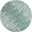 KAS Home 1005 Silver Tranquility Area Rug by Bob Mackie Online now