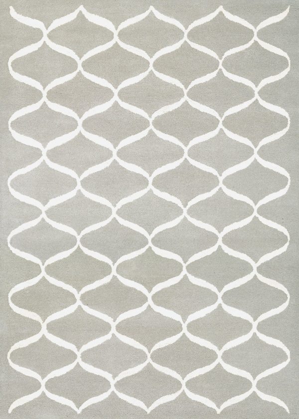 Couristan Amara Hera Light Grey Ivory Area Rug Fashion