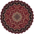 LR Resources Shapes 10572 Red Black Area Rug Online Sale