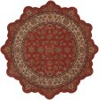 LR Resources Shapes 50001 Brick Ivory Area Rug Fashion