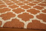 Momeni Geo GEO-4 Pumpkin Area Rug For Sale