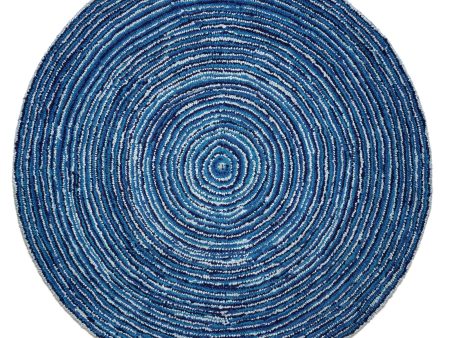 JazzyFloors Atlas 1011 Ripple Blue Skies Area Rug For Sale