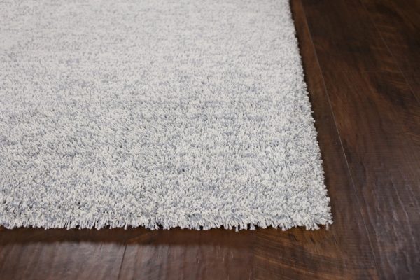 KAS Bliss 1587 Slate Heather Shag Area Rug Fashion