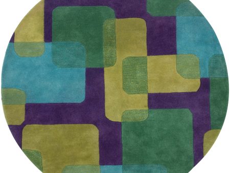 LR Resources Vibrance 03548 Purple Area Rug Online