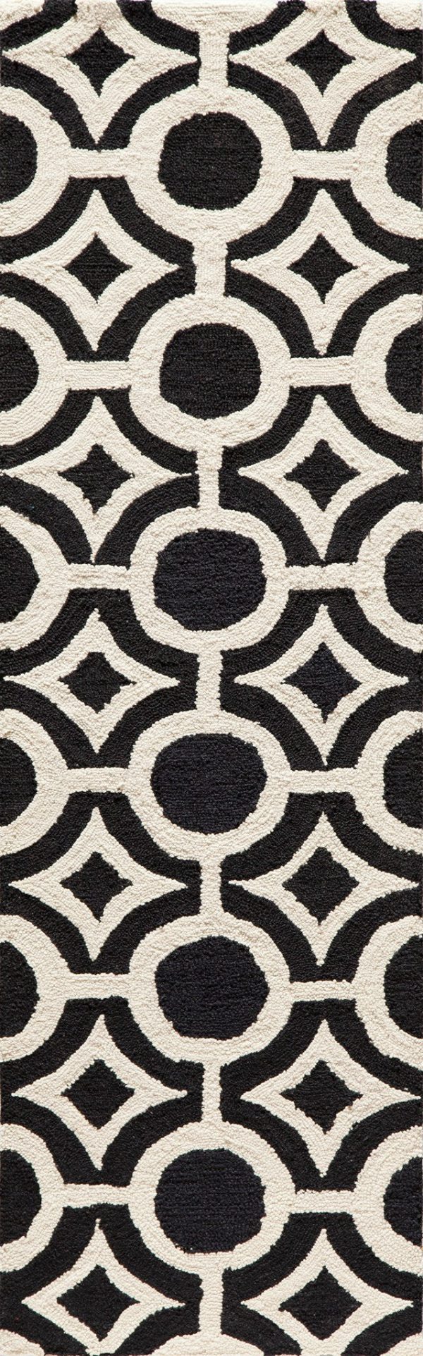 Momeni Geo GEO22 Black Area Rug Fashion