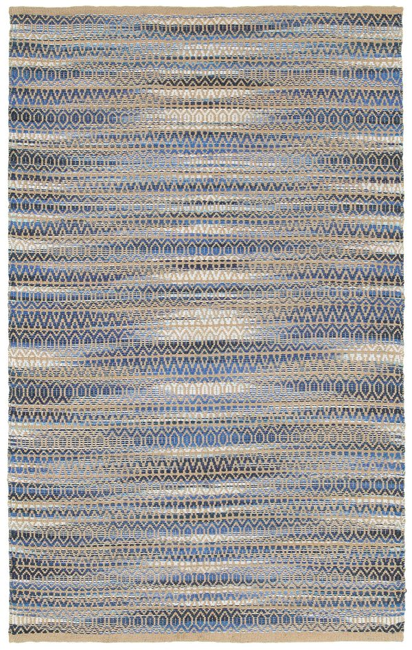 LR Resources Natural Fiber 03330 Blue Area Rug Online