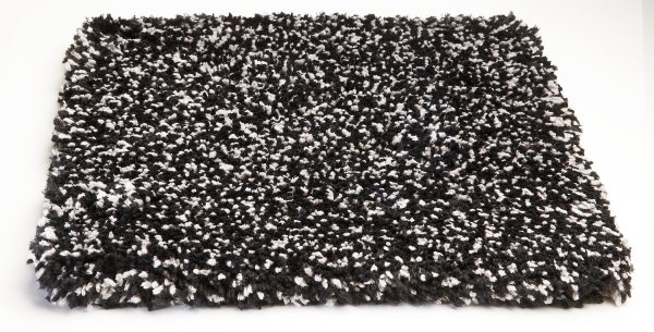 KAS Bliss 1583 Black Heather Shag Area Rug Supply