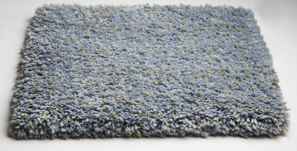 KAS Bliss 1582 Blue Heather Shag Area Rug For Discount