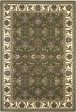 KAS Cambridge 7314 Green Ivory Kashan Area Rug Online Hot Sale