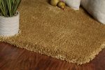 KAS Bliss 1567 Gold Shag Area Rug on Sale