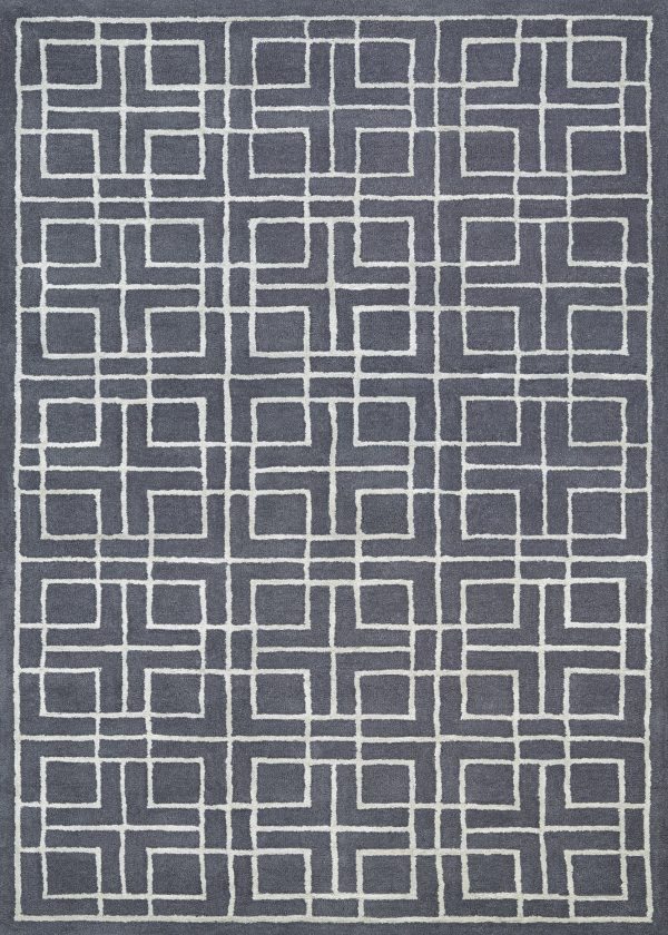 Couristan Amara Tieran Blue Grey   Dusty Blue Area Rug For Sale