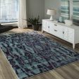 Momeni Casa CAS-3 Blue Area Rug Hot on Sale