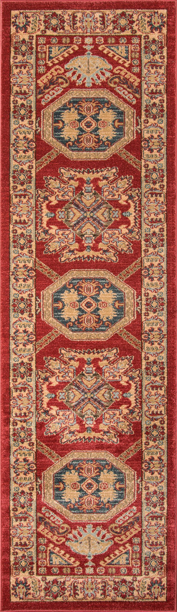 Momeni Ghazni GZ-02 Red Area Rug For Sale