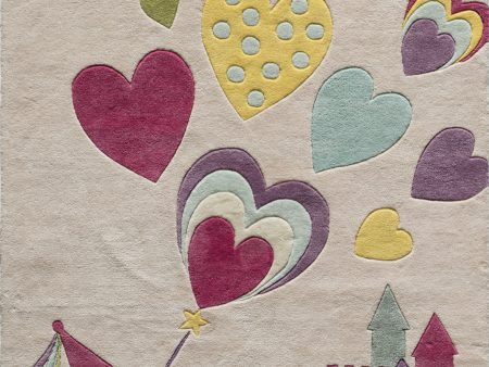 Momeni Lil Mo Whimsy LMJ28 Pinks Area Rug Cheap