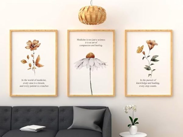 3 Pieces In The World Of Medicine Every Case Is A Lesson Canvas Art Prints Cheap